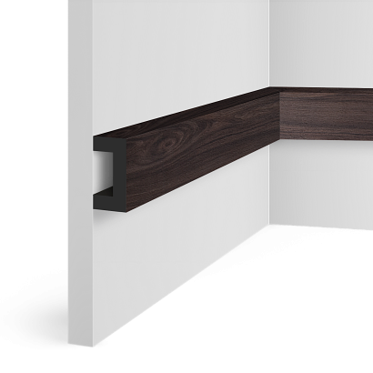 Декоративная рейка LB40 BR395 Hiwood 40мм×20мм×2.7м