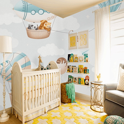 Обои HC72270-14 Home color Zoo Child Home color коллекция Zoo Child производства РОССИЯ в интернет-магазине Обоитрейд