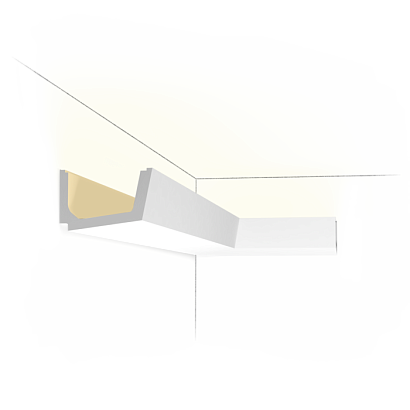 Лепнина C357 профиль для скрытого освещения