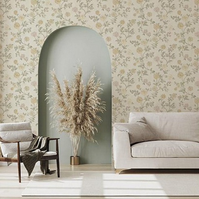 Обои 66801 Zambaiti Parati Satin Flowers IV Zambaiti Parati коллекция Satin Flowers IV производства Италия в интернет-магазине Обоитрейд