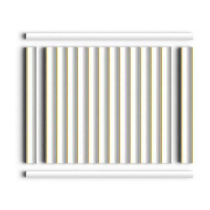 Молдинг D15V2 W41 Hiwood 15мм×15мм×2,7м