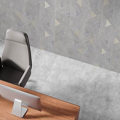 Панель декоративная DM629 GR28 Hiwood 600мм×4мм×3м