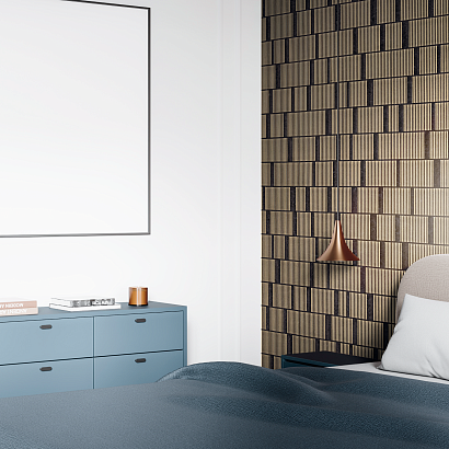 Панель декоративная DM626 BK8 Hiwood 600мм×4мм×3м