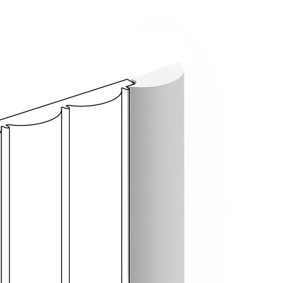 Финишный молдинг LF137B NP Hiwood 26,8мм×2,7м