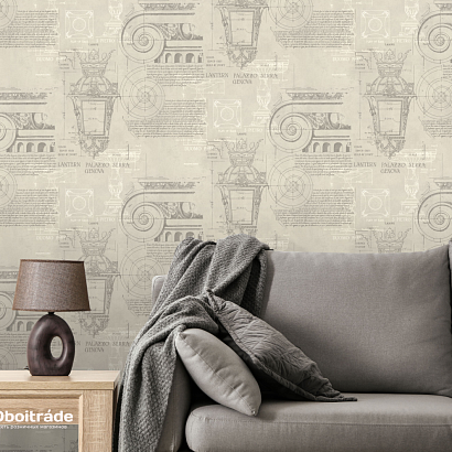 Обои 7319-05 Euro Decor Vitruvius Euro Decor коллекция Vitruvius производства РОССИЯ в интернет-магазине Обоитрейд