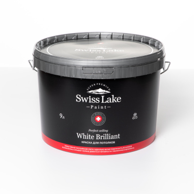 Краска Swiss Lake White Brilliant 9 л.