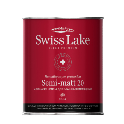 Краска Swiss Lake Semi-matt 20 9 л.