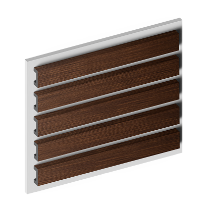 Декоративная рейка LB40 BR396 Hiwood 40мм×20мм×2.7м