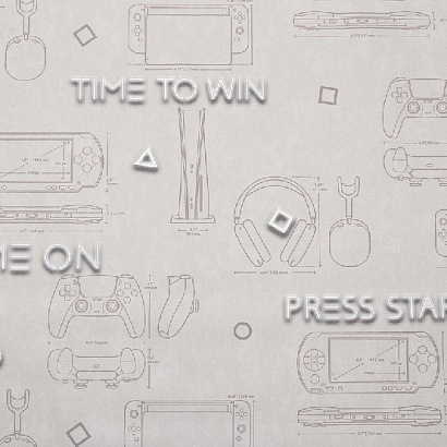 Обои HC72157-42 Home color Gamepad Home color коллекция Gamepad производства РОССИЯ в интернет-магазине Обоитрейд