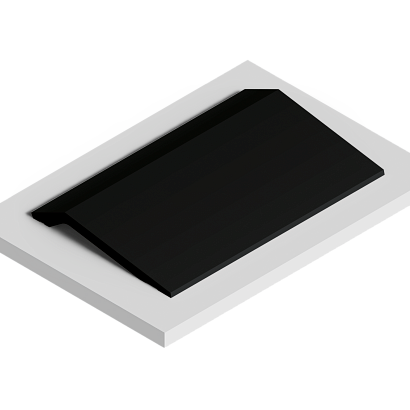 Панель декоративная LV141 BK Hiwood 116мм×17,5мм×2.7м