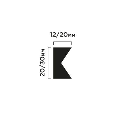 Молдинг TRV20 Hiwood 20мм×2,7м