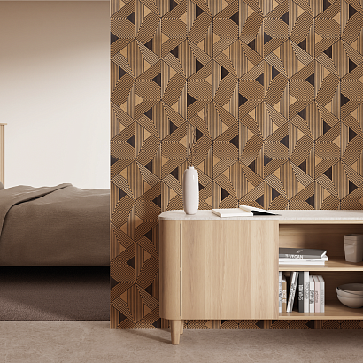 Панель декоративная DM629 BR55 Hiwood 600мм×4мм×3м