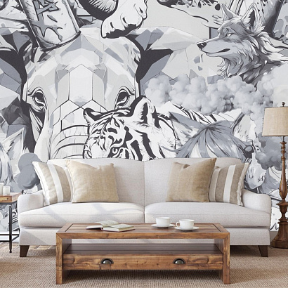 Обои HC72283-44 Home color Anime Home color коллекция Anime производства РОССИЯ в интернет-магазине Обоитрейд