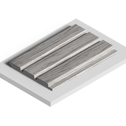 Панель декоративная LV124 GR24 Hiwood 120мм×12мм×2.7м