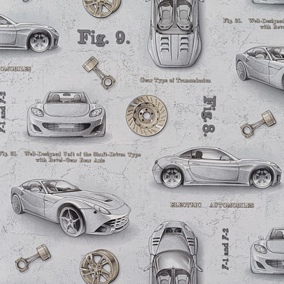 Обои 10393-03 Артекс Стритрейсинг Артекс коллекция Стритрейсинг производства РОССИЯ в интернет-магазине Обоитрейд