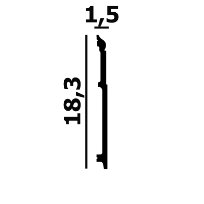 Плинтус P115