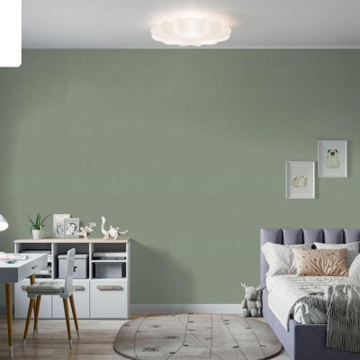 Обои VV72301-77 VOG Oliver (212414 Kof brand), рогожка, зеленые