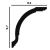 P08_profile_size_black Карниз P08