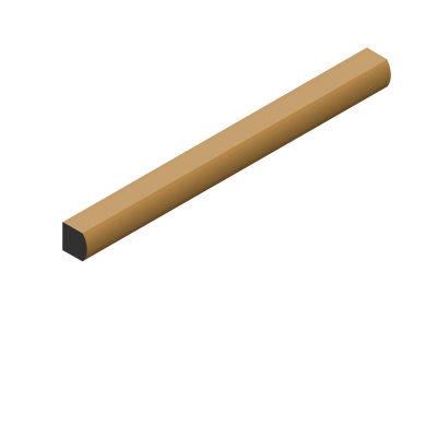 Молдинг D15V2 G365 Hiwood 15мм×15мм×2,7м