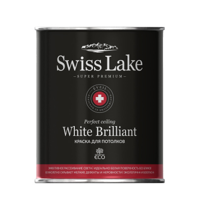 Краска Swiss Lake White Brilliant 2,7 л.