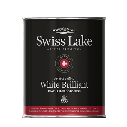 Краска Swiss Lake White Brilliant 2,7 л.