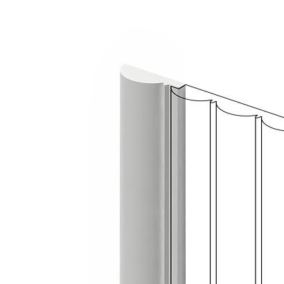 Финишный молдинг LF137A NP Hiwood 35,6мм×2,7м