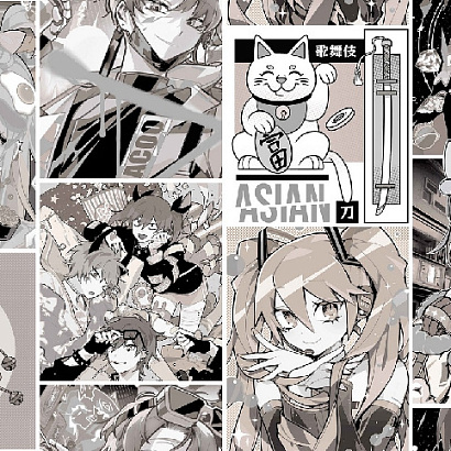 Обои 88191-15 Ateliero Anime Ateliero коллекция Anime производства РОССИЯ в интернет-магазине Обоитрейд