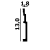 Плинтус P110