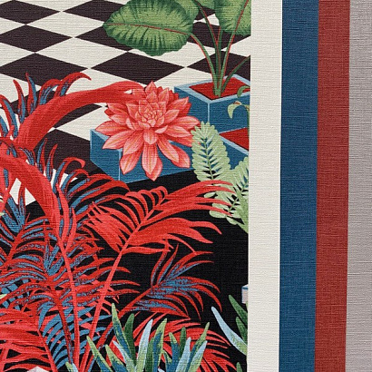 Обои 688061 Rasch Tropical House / Rhapsody / Symphony / Allegretto Rasch коллекция Tropical House производства Германия в интернет-магазине Обоитрейд