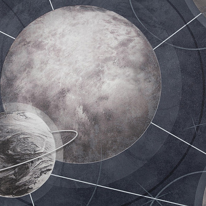 Обои HC71987-45 Home color Planets Home color коллекция Planets производства РОССИЯ в интернет-магазине Обоитрейд