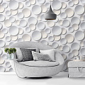 Коллекция 3D Круги в интерьере